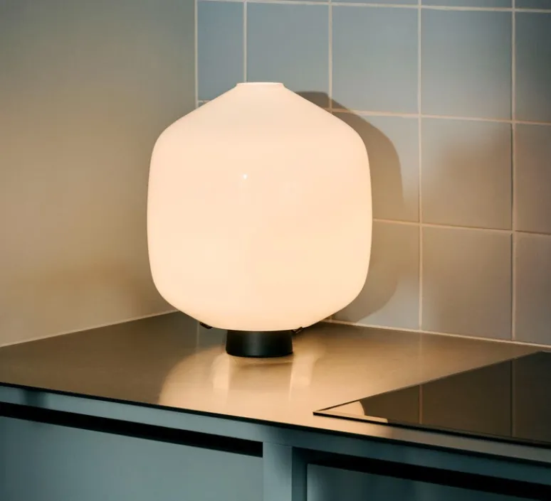 Lampe*HAY Lampe à poser, Buoy 300, , Ø30cm, H36cm - blanc