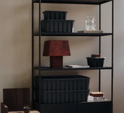 Lampe à poser, Burl, Marron foncé, Ø27,3cm, H33cm-Ferm Living