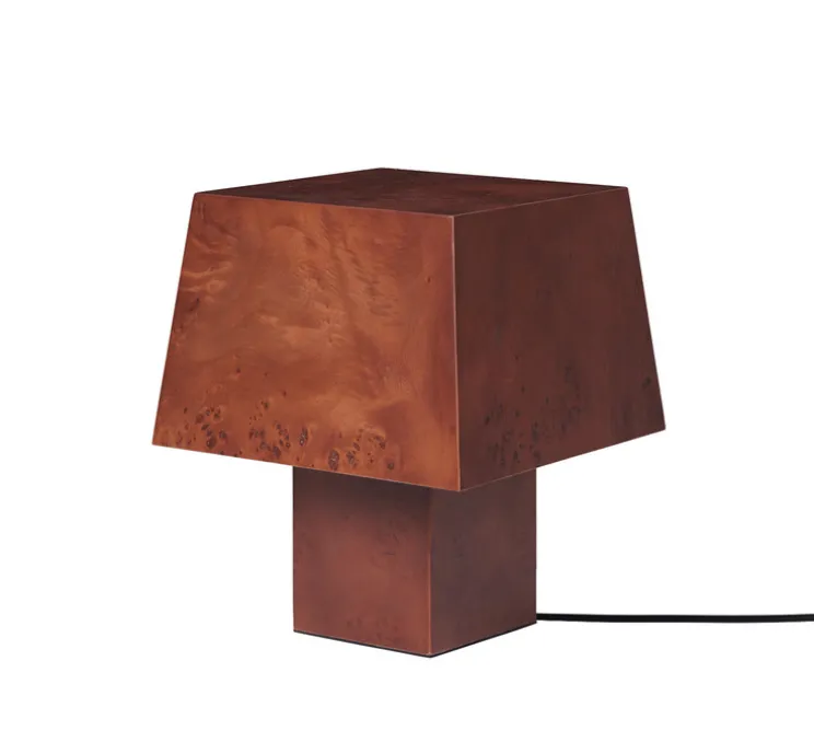 Lampe à poser, Burl, Marron foncé, Ø27,3cm, H33cm-Ferm Living