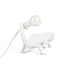 Enfants|Lampe*Seletti Lampe à poser caméléon, Chameleon Lamp Still, , L17cm, H14cm - blanc