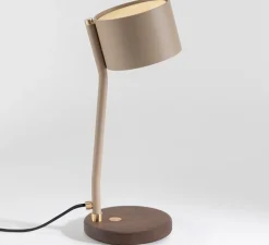 Lampe*JURIE & JARRE Lampe à poser, CANOPEE, , L16cm, H37cm - Beige lin