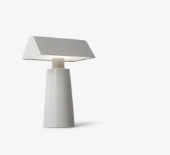 Lampe*Andtradition Lampe à poser, Caret, , LED, dim, 2700K, 100 lm, L15cm, H22cm - Gris soie