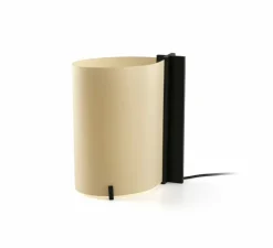 Lampe*Faro Lampe à poser, Cata, frȇne noir, LED, 2200K, 80 lm, L13,5cm, H25cm - frȇne noir