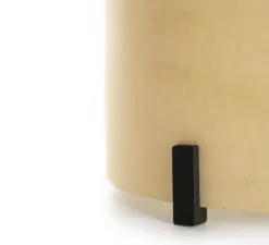 Lampe*Faro Lampe à poser, Cata, frȇne noir, LED, 2200K, 80 lm, L13,5cm, H25cm - frȇne noir