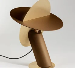 Lampe*JURIE & JARRE Lampe à poser, CELESTE, , L28cm, H38cm - Brun cognac