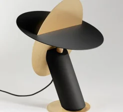 Lampe à poser, CELESTE, Noir ébène, L28cm, H38cm - JURIE & JARRE