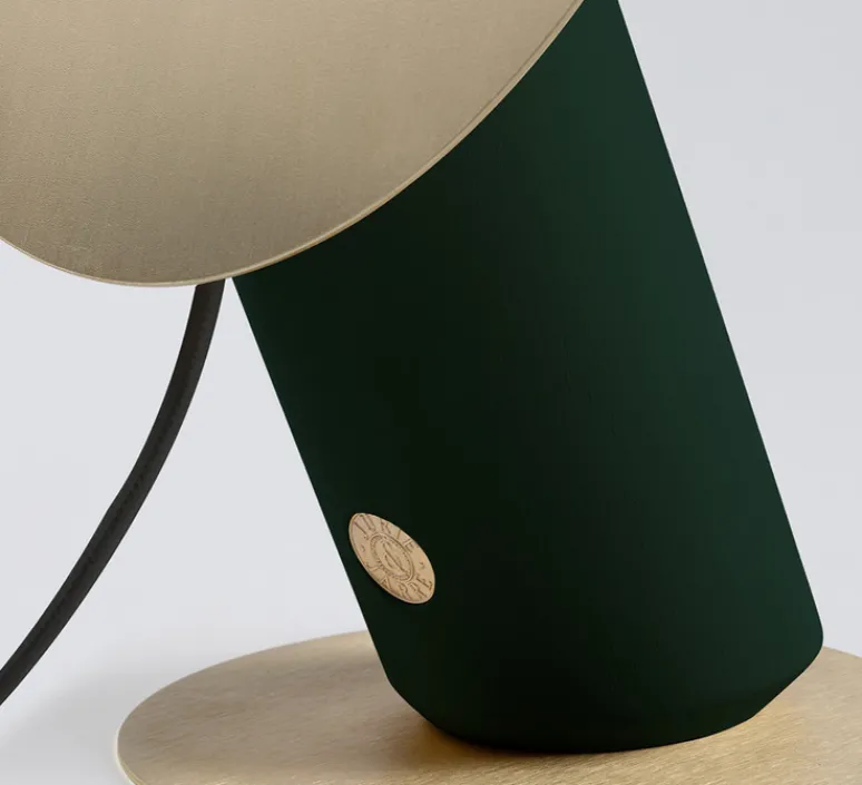 Lampe*JURIE & JARRE Lampe à poser, CELESTE, , L28cm, H38cm - Vert impérial