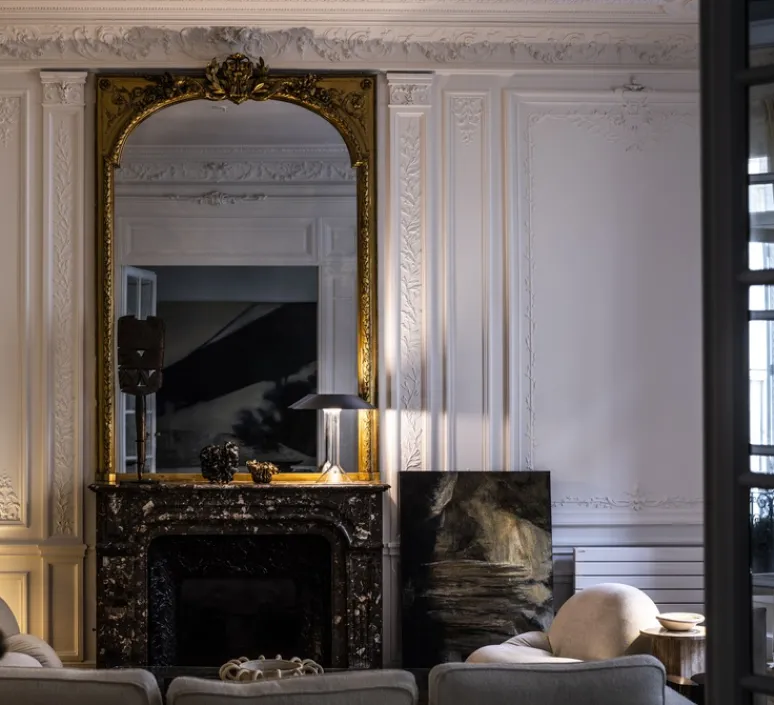 Lampe*Foscarini Lampe à poser, Chapeaux M, , LED, dim, 2700K, 900 lm, Ø44cm, H47cm - gris