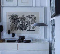 Lampe*Foscarini Lampe à poser, Chapeaux M, , LED, dim, 2700K, 900 lm, Ø44cm, H47cm - gris