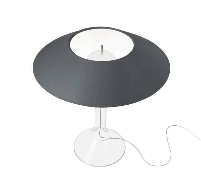 Lampe*Foscarini Lampe à poser, Chapeaux M, , LED, dim, 2700K, 900 lm, Ø44cm, H47cm - gris