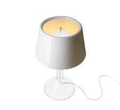 Lampe*Foscarini Lampe à poser, Chapeaux V, , LED, dim, 2700K, 900 lm, Ø29cm, H47cm - blanc