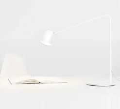 Lampe à poser, Chaplin, blanc, L60cm - Formagenda