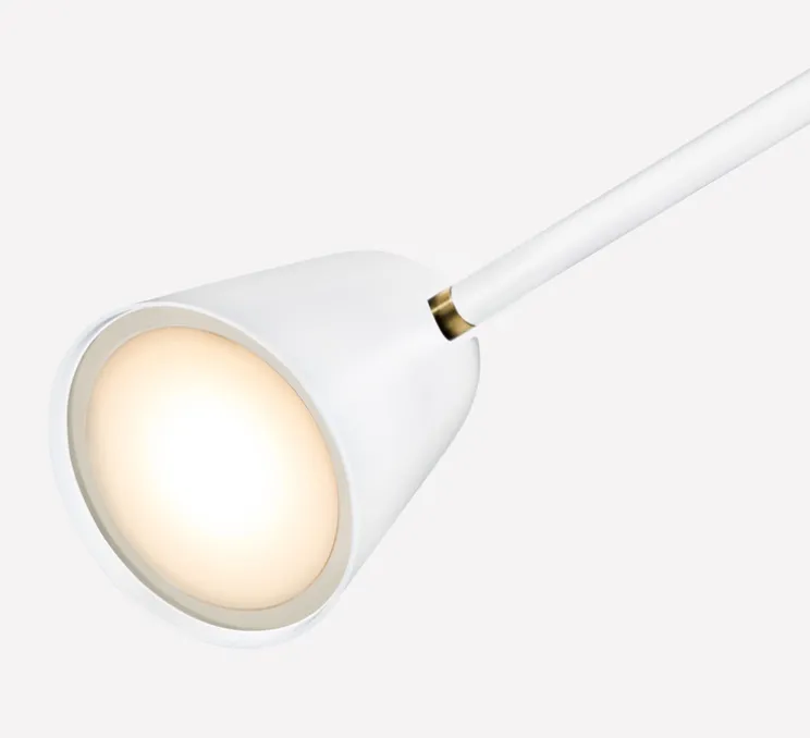 Lampe à poser, Chaplin, blanc, L60cm - Formagenda