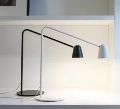 Lampe à poser, Chaplin, blanc, L60cm - Formagenda