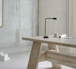 Lampe*Wastberg Lampe à poser, Chipperfield B, , LED, 2700K, 690lm, L11cm, H42,3cm - acier foncé