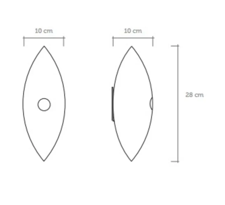Lampe à poser, CHRYSALIDE, blanc, H10cm - Celine-Wright