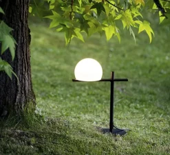 Lampe à poser, Circ M-3728X, outdoor, noir mat, LED, 2700K, 554 lm, L17,5cm, H43,8cm - Estiluz