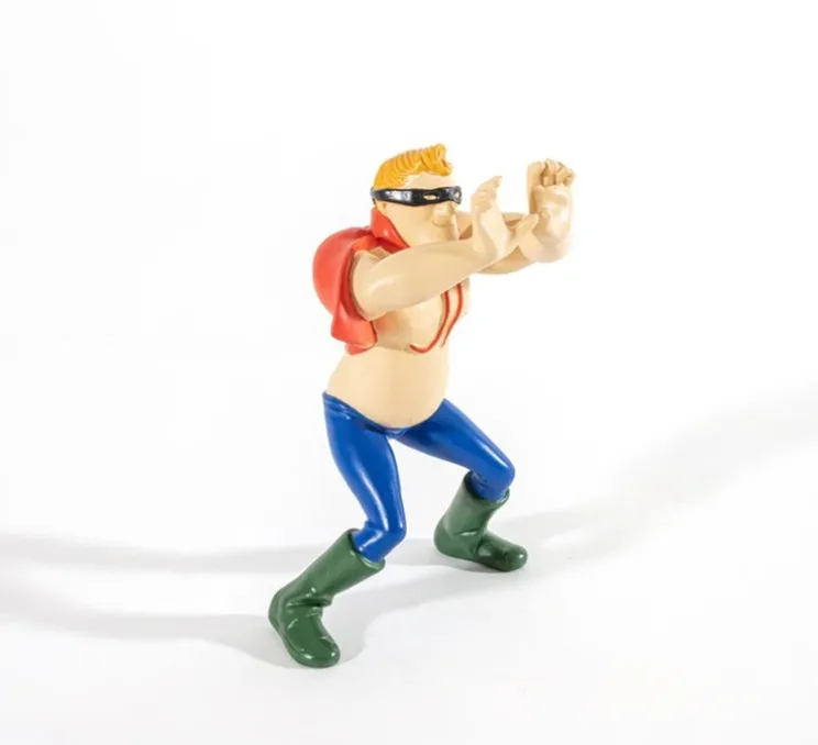 Lampe à poser, Circus Jimmy, rouge, blanc, Ø26cm, H19cm - Seletti