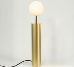 Lampe à poser, Co large, laiton, Ø8cm, H53,5cm - CVL