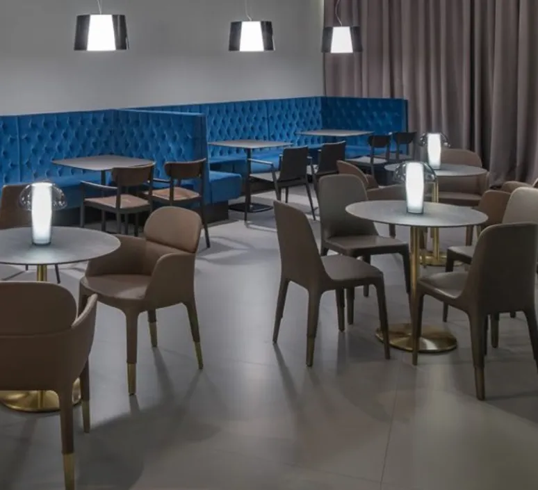 Lampe*Pedrali Lampe à poser, Colette, , Ø25cm, H29,5cm - gris fumé