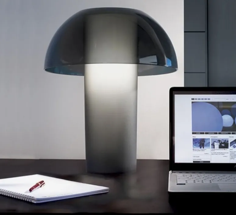 Lampe*Pedrali Lampe à poser, Colette, , Ø25cm, H29,5cm - gris fumé