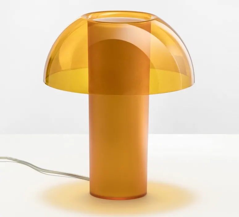 Lampe*Pedrali Lampe à poser, Colette, , Ø25cm, H29,5cm - jaune