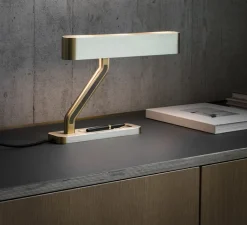 Lampe*Bert frank Lampe à poser, Colt, , L43cm, H27,9cm - laiton