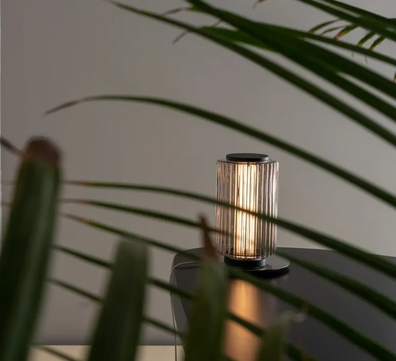 Lampe*A-N-D Lampe à poser, Column 175, , LED, dim, 1800-3000K, 711 lm, Ø17,5cm, H31cm - carbone