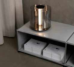 Lampe à poser, Column 300, carbone, LED, dim, 1800-3000K, 711 lm, Ø27,5cm, H31cm - A-N-D