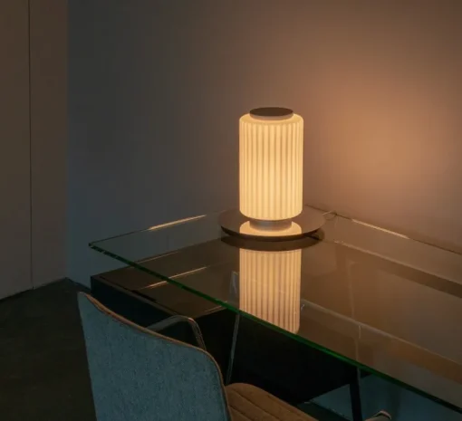 Lampe*A-N-D Lampe à poser, Column 175, , LED, dim, 1800-3000K, 711 lm, Ø17,5cm, H31cm - ivoire