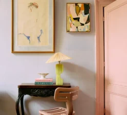 Lampe*HKLIVING Lampe à poser, Column, vert citron, L12.5cm, H43.5cm- citron vert