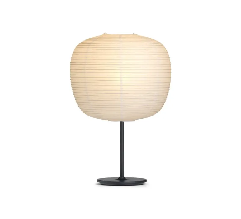 Lampe*HAY Lampe à poser, Common Lamp base peach, blanc & noir, Ø44cm, H67cm - blanc & noir
