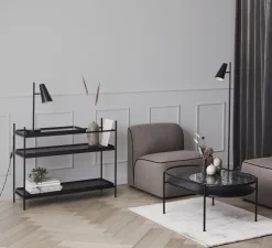 Lampe à poser, Cono, noir, Ø15,5cm, H50cm - WOUD