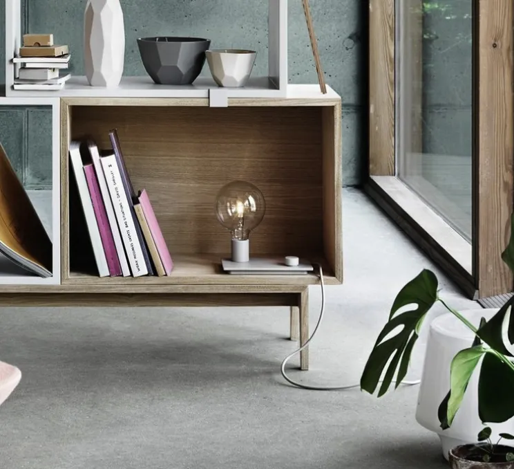 Lampe à poser, Control, gris, H21cm, L23cm - Muuto