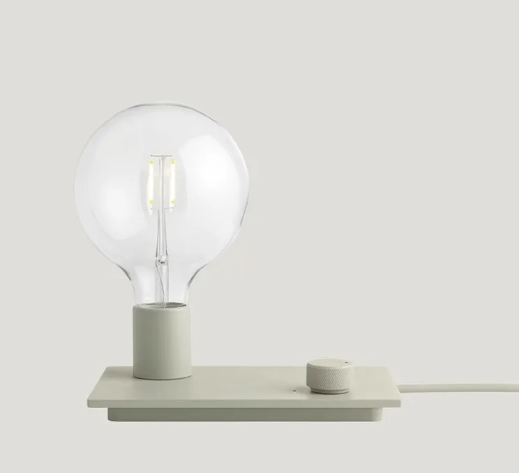 Lampe à poser, Control, gris, H21cm, L23cm - Muuto