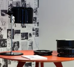 Lampe à poser, Coupé, noir, H40cm - Oluce