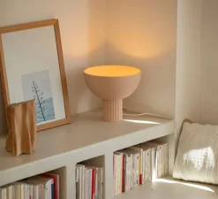 Lampe*Oustao Lampe à poser, Coupo, , Ø29cm, H25cm - Poudrée mat