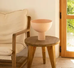 Lampe*Oustao Lampe à poser, Coupo, , Ø29cm, H25cm - Poudrée mat