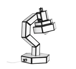 Lampe à poser, Cut 'N Paste Lampe à poser, noir et blanc, L30cm, H58cm - Seletti