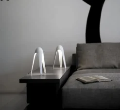 Lampe à poser, Cyborg, blanc, H31cm - Martinelli-Luce