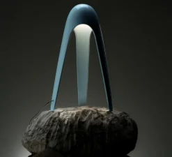 Lampe*Martinelli Luce Lampe à poser, Cyborg, , H31cm - Martinelli-Luce cyan