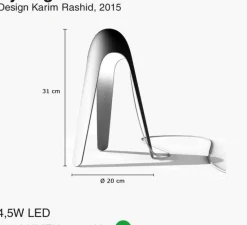 Lampe*Martinelli Luce Lampe à poser, Cyborg, , H31cm - Martinelli-Luce vert
