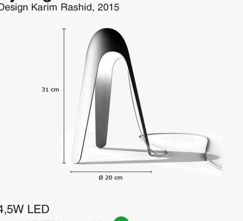 Lampe*Martinelli Luce Lampe à poser, Cyborg, , H31cm - Martinelli-Luce vert
