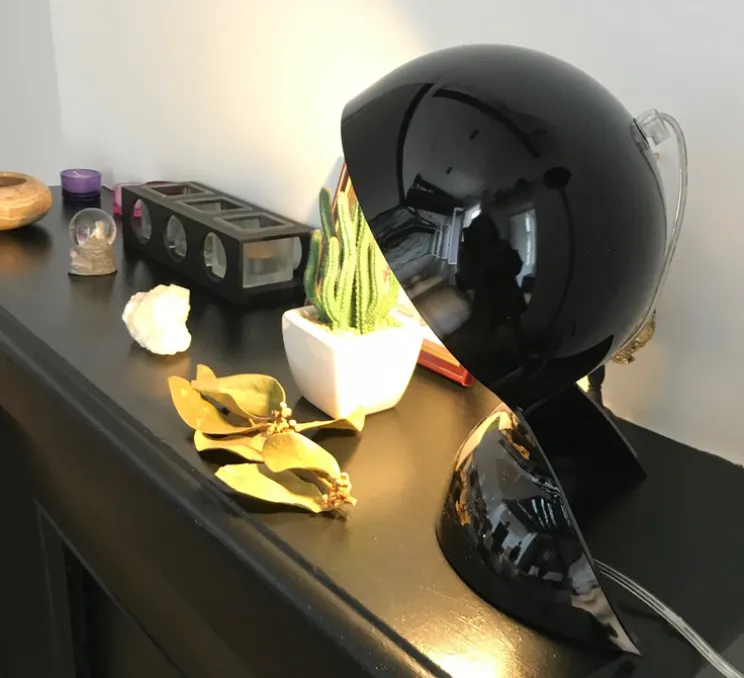 Lampe à poser, Dalù, noir poli, H26cm, L18,4cm - Artemide