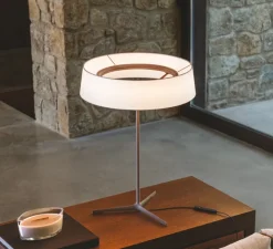 Lampe*Vibia Lampe à poser, Dama 3225, , LED, dim, 2700K, 2170 lm, Ø45cm, H61cm - beige