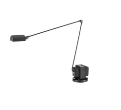 Lampe à poser, Daphine Led, Noir soft touch, LED, 2700K, 622 lm, L11cm, H75cm - Lumina