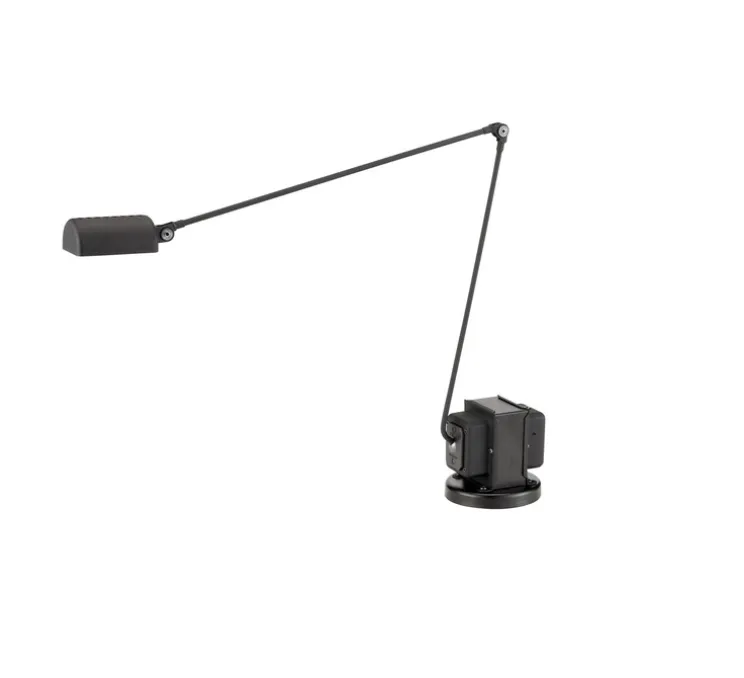 Lampe à poser, Daphine Led, Noir soft touch, LED, 2700K, 622 lm, L11cm, H75cm - Lumina