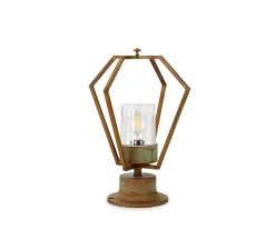 Lampe*Moretti Luce Lampe à poser, d'extérieur, Gemstone 3464, , IP44, L28cm, H38,5cm - Laiton vieilli