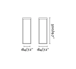 Lampe*Faro Lampe à poser d'extérieur, KASP, portable, , LED, 2700-3000K, 150lm, Ø18,4cm, H50cm - noir