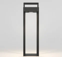 Lampe*Astro Lampe à poser, d'extérieur, Kuro 250, , IP44, LED, dim, 2700K, 145 lm, L14,5cm, H55cm - noir texturé